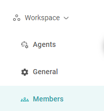 Add more members through workspace and member management section on SeaChat.