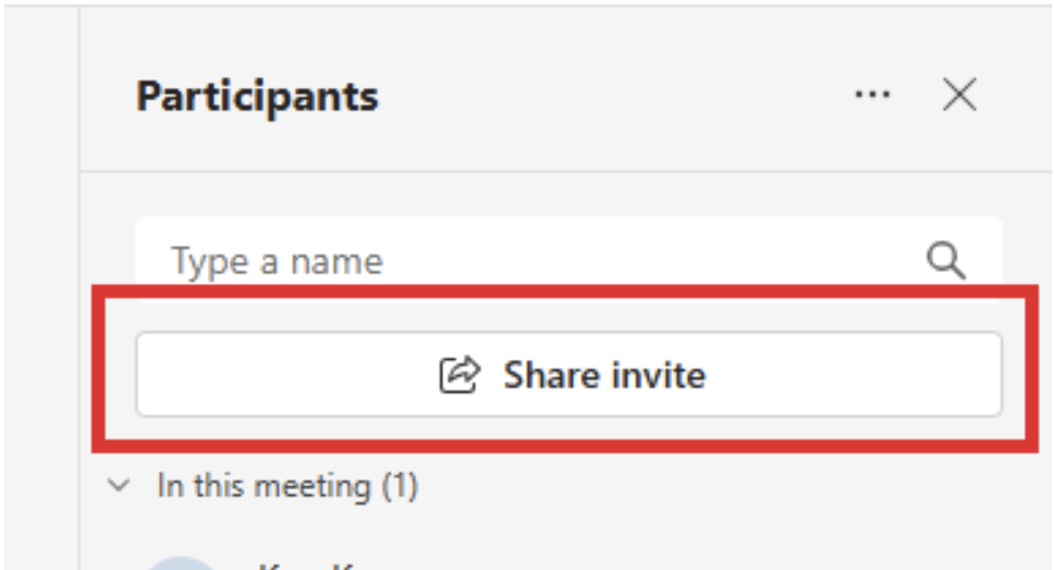 Share Invite
