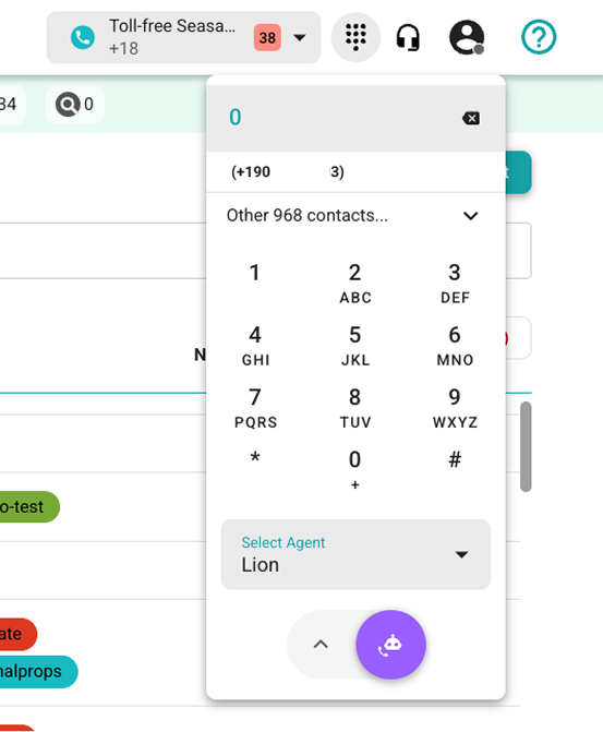 SeaX | Dialpad Calling with an AI Agent